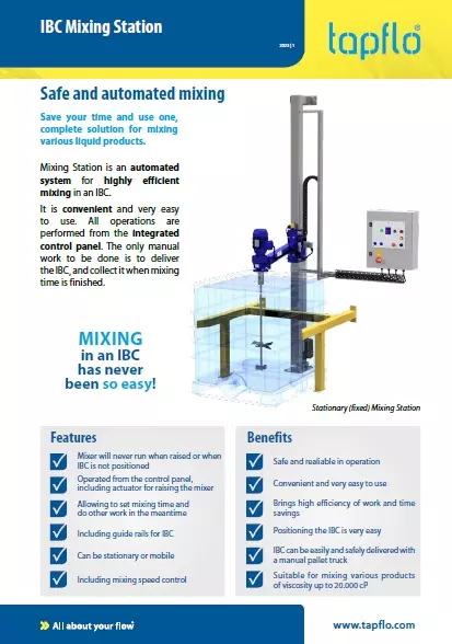 IBC Mixing Station brochure