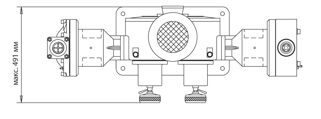 Мембранные дозирующие насосы ProCam. Размеры и технические данные привода