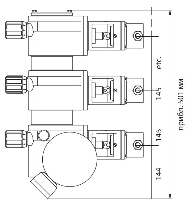 Дозирующие плунжерные насосы ProCam. Размеры и технические данные привода