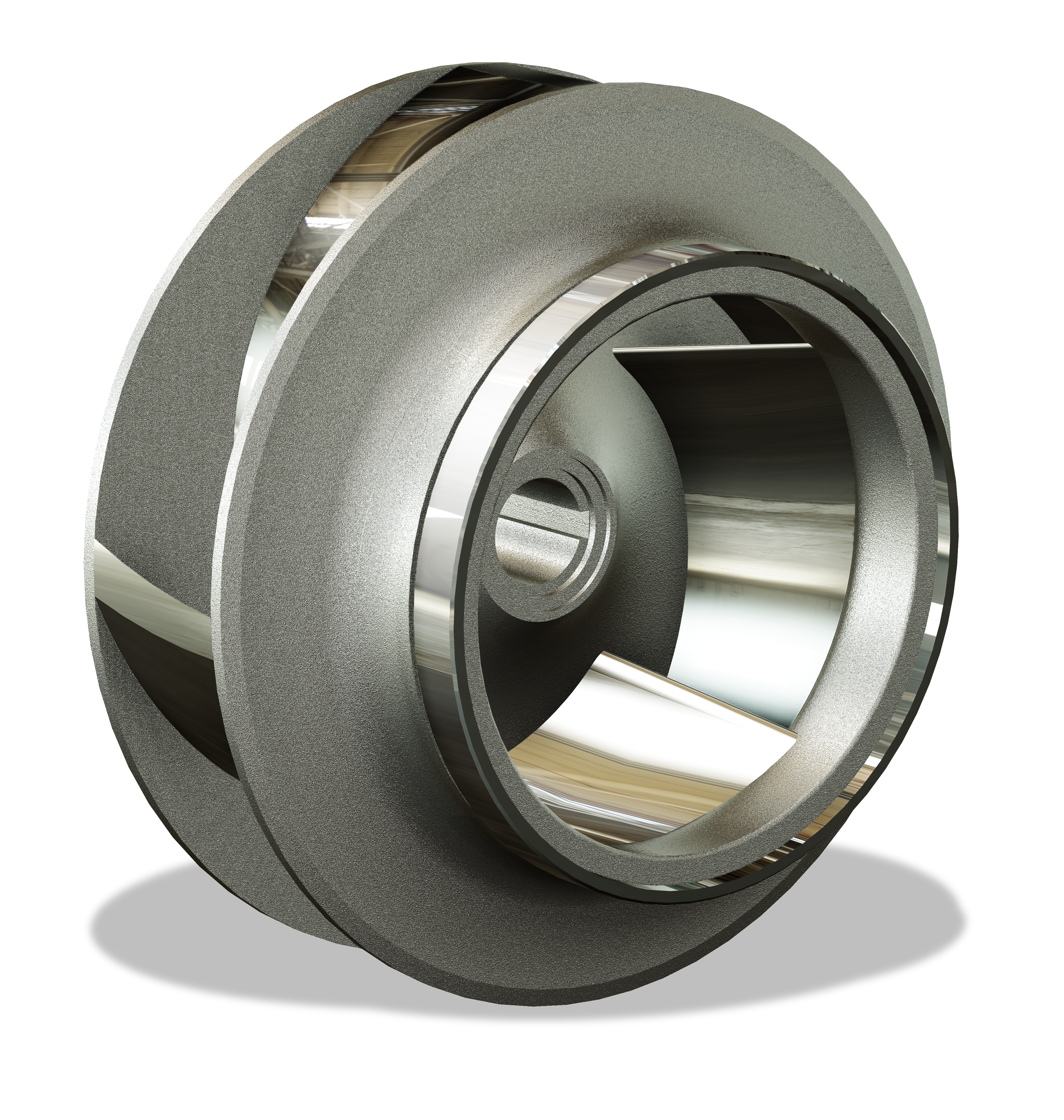 Полупогружной консольный насос. Мультиканальное рабочее колесо