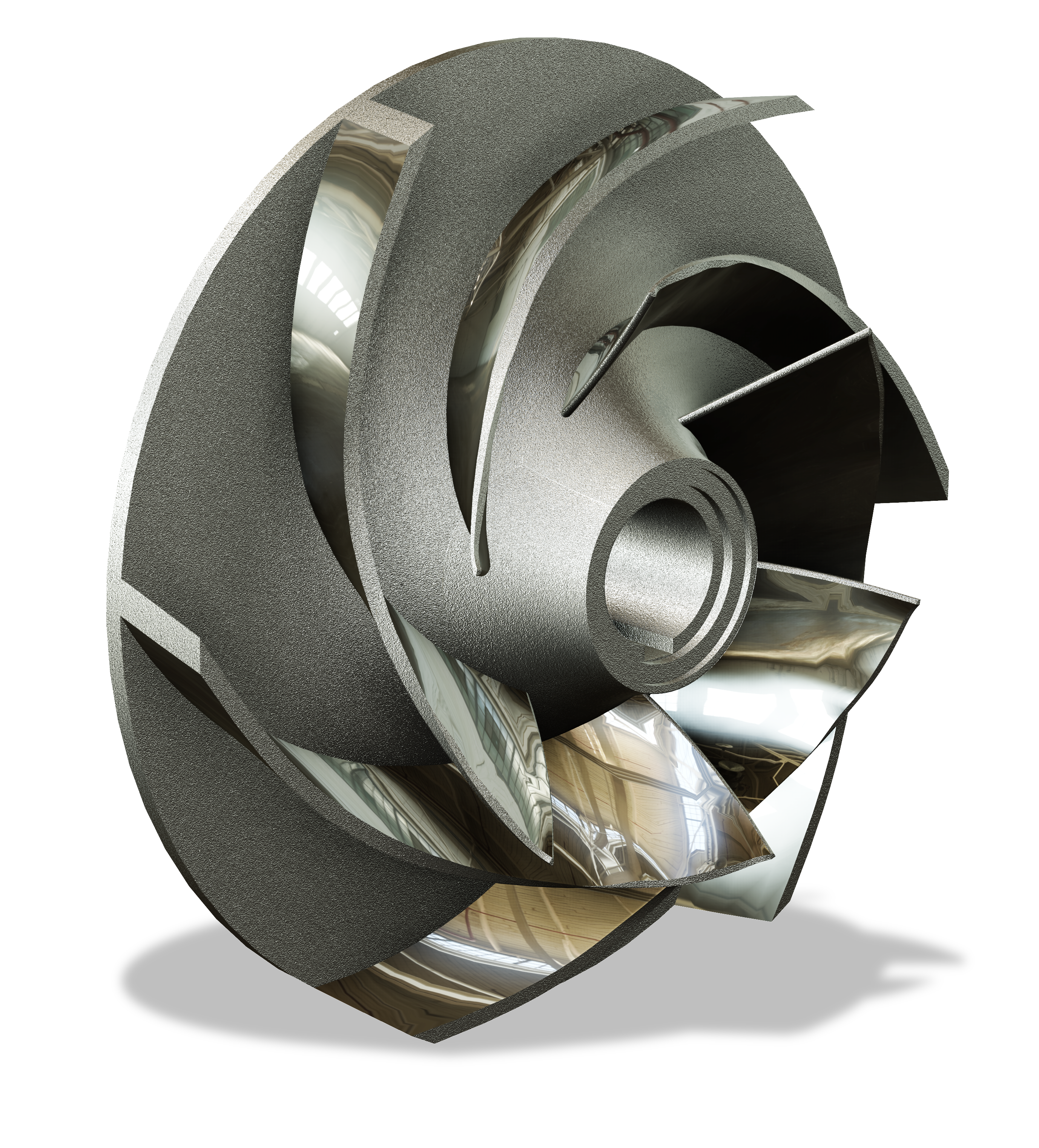 Промышленные центробежные насосы. Серия RDV (RGV RBV RCV RNV). Полуоткрытое рабочее колесо с компенсационной и регулировкой зазора