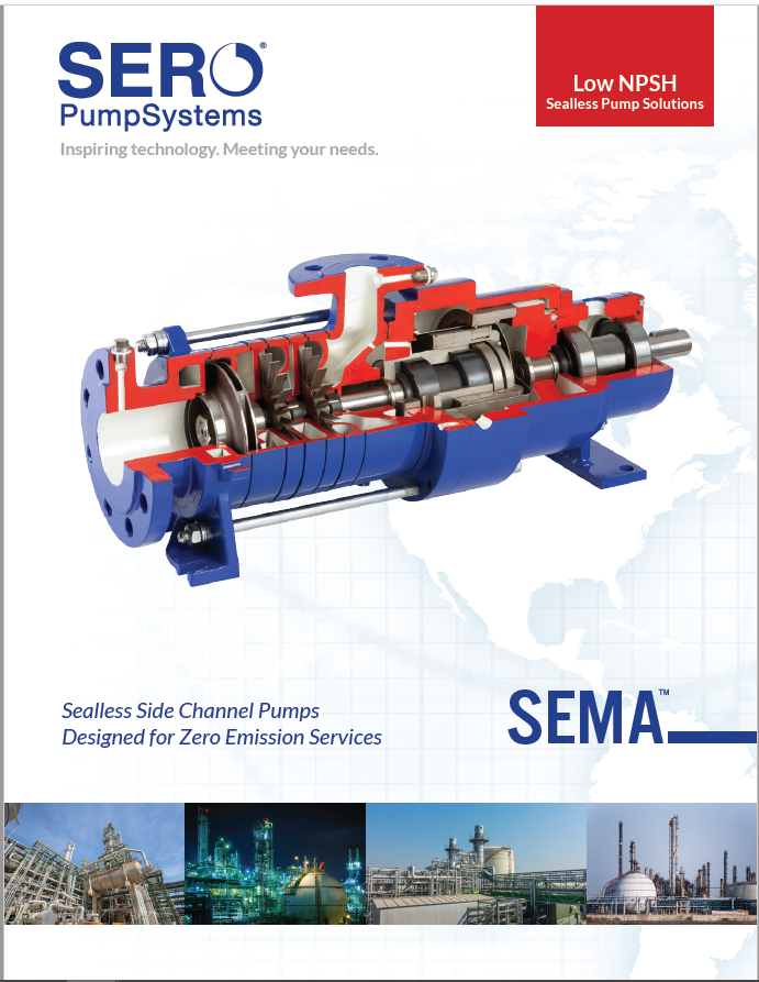 Насосы с магниной муфтой. Серии SEMA-S, SEMA-L, SEMA-Z, SEMA-Block