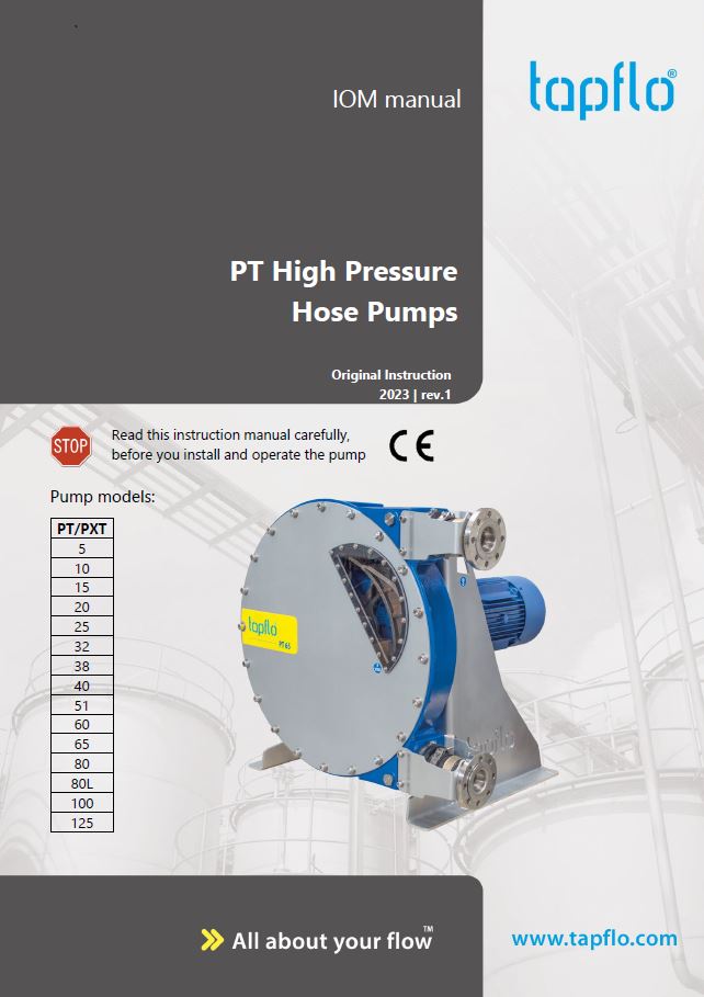 Шланговые насосы. Инструкция