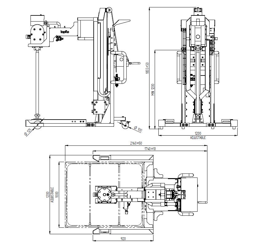 Tapflo Solutions Система разгрузки резервуаров