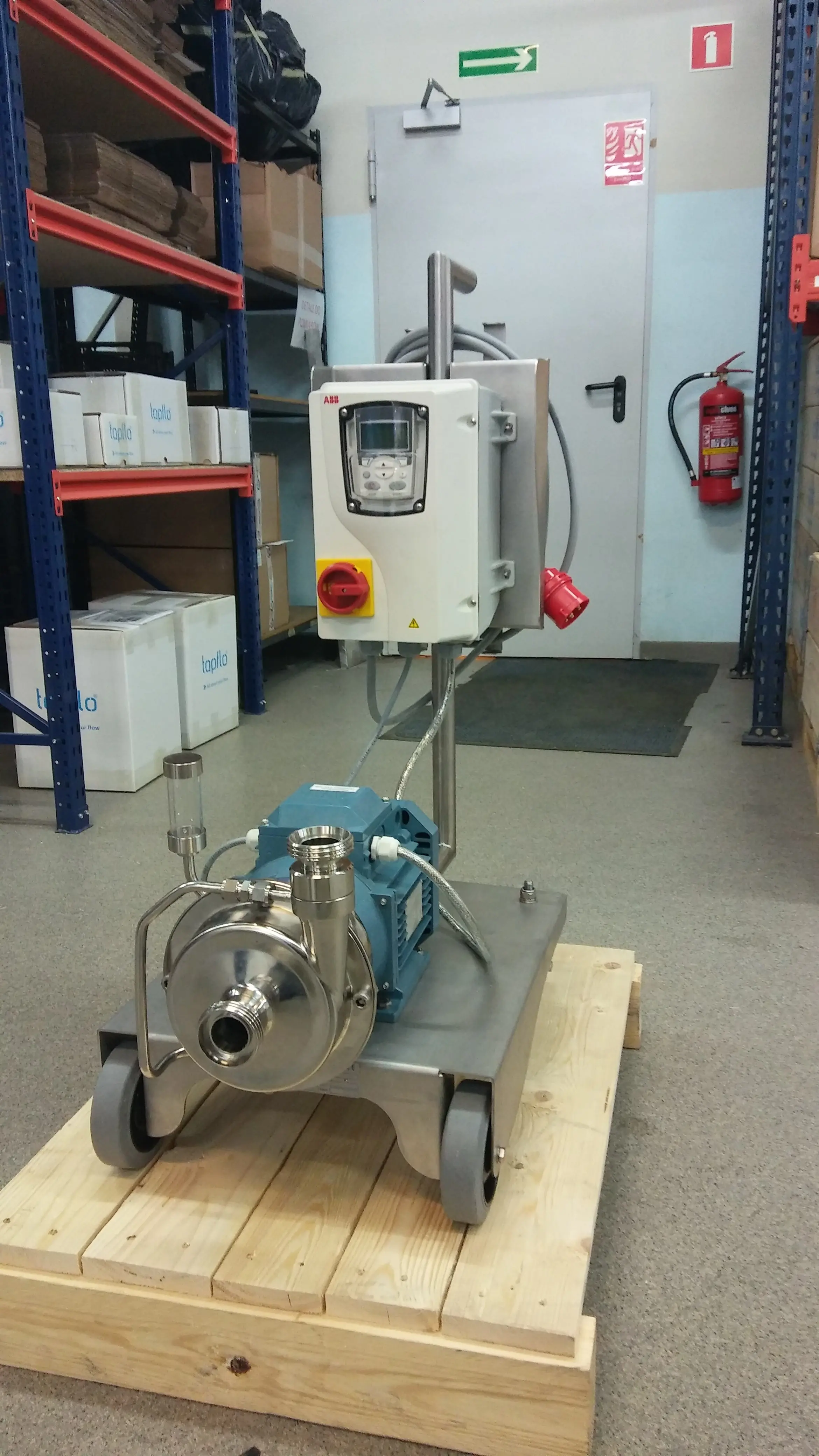 Pump for the beer mash