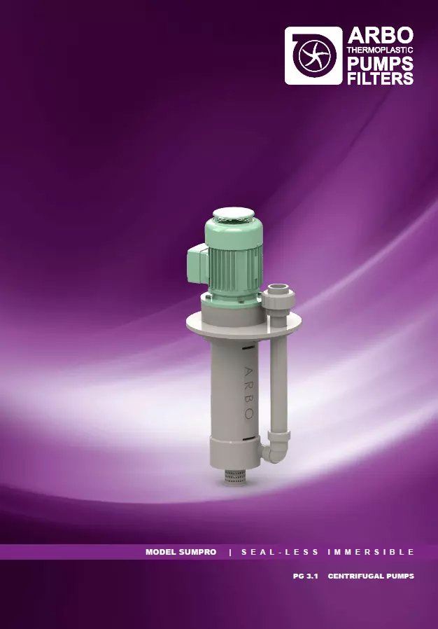 Полупогружные насосы без уплотнений SumPro
