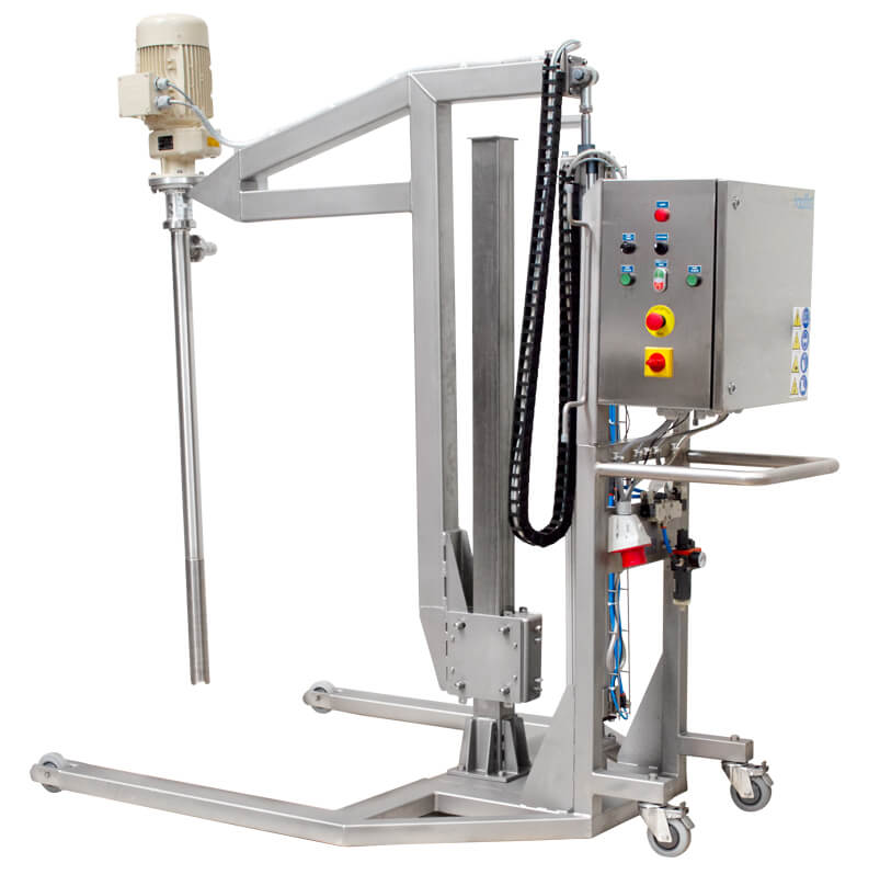 HVS Flexi. Разгрузка бочек с высоковязкими жидкостями